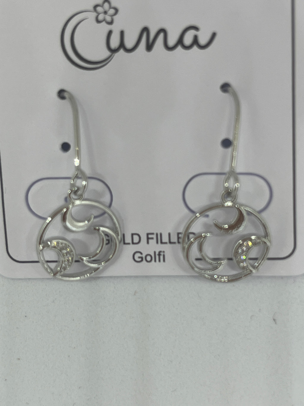 Pendientes tres lunas