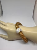 Pulsera nylon mostaza