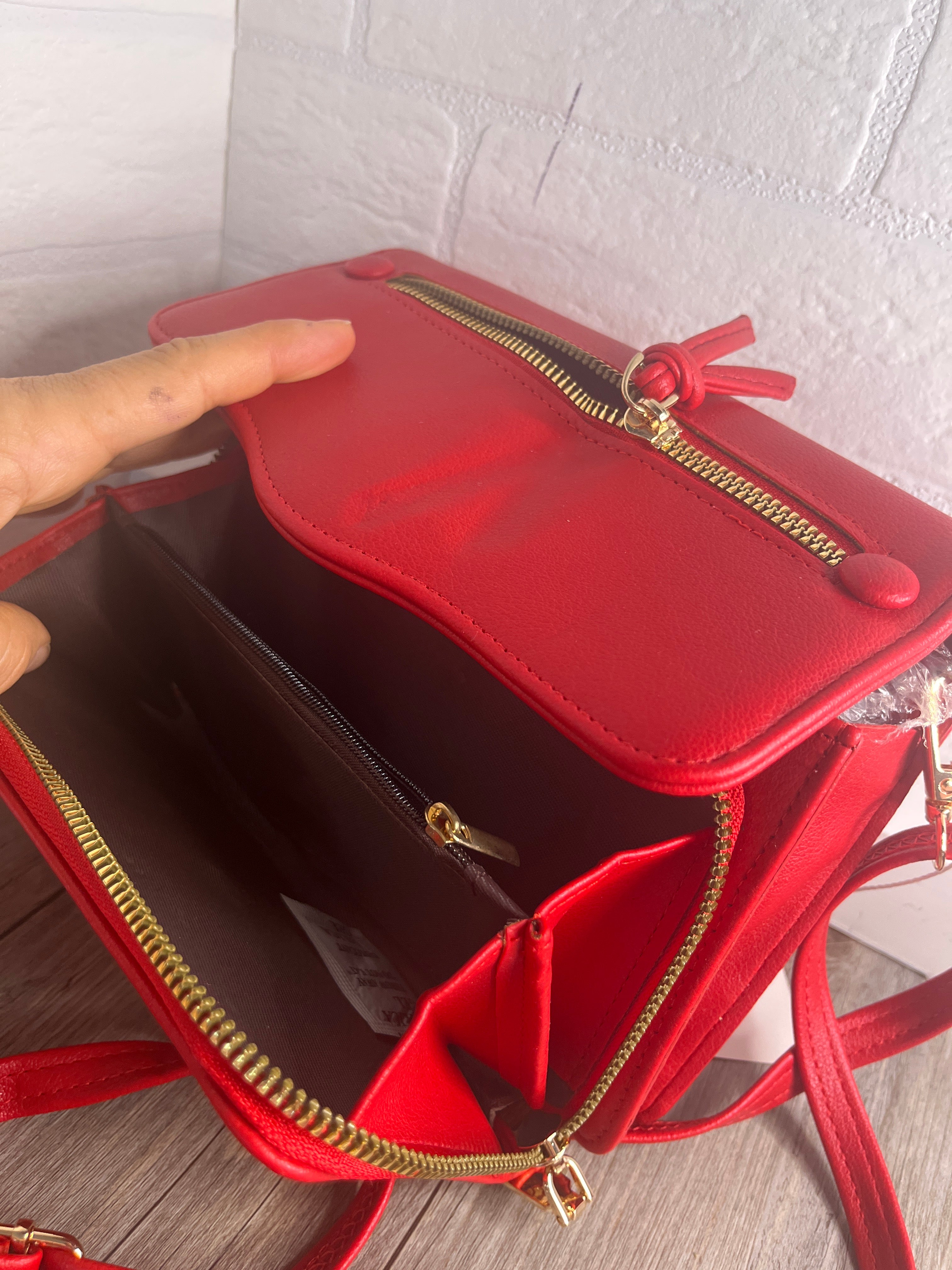 Bolso inspiración Rojo