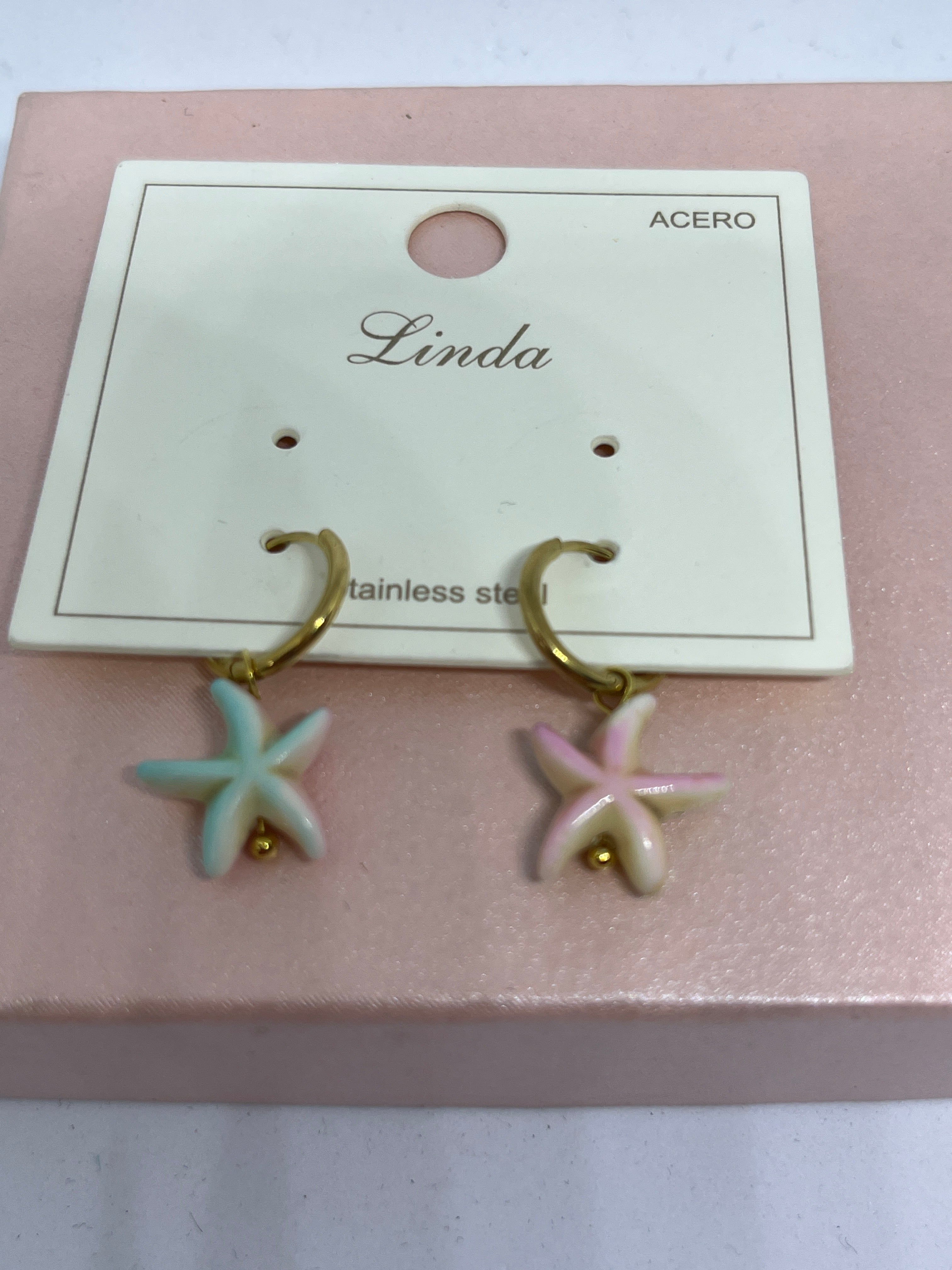 Pendientes estrella de mar 3