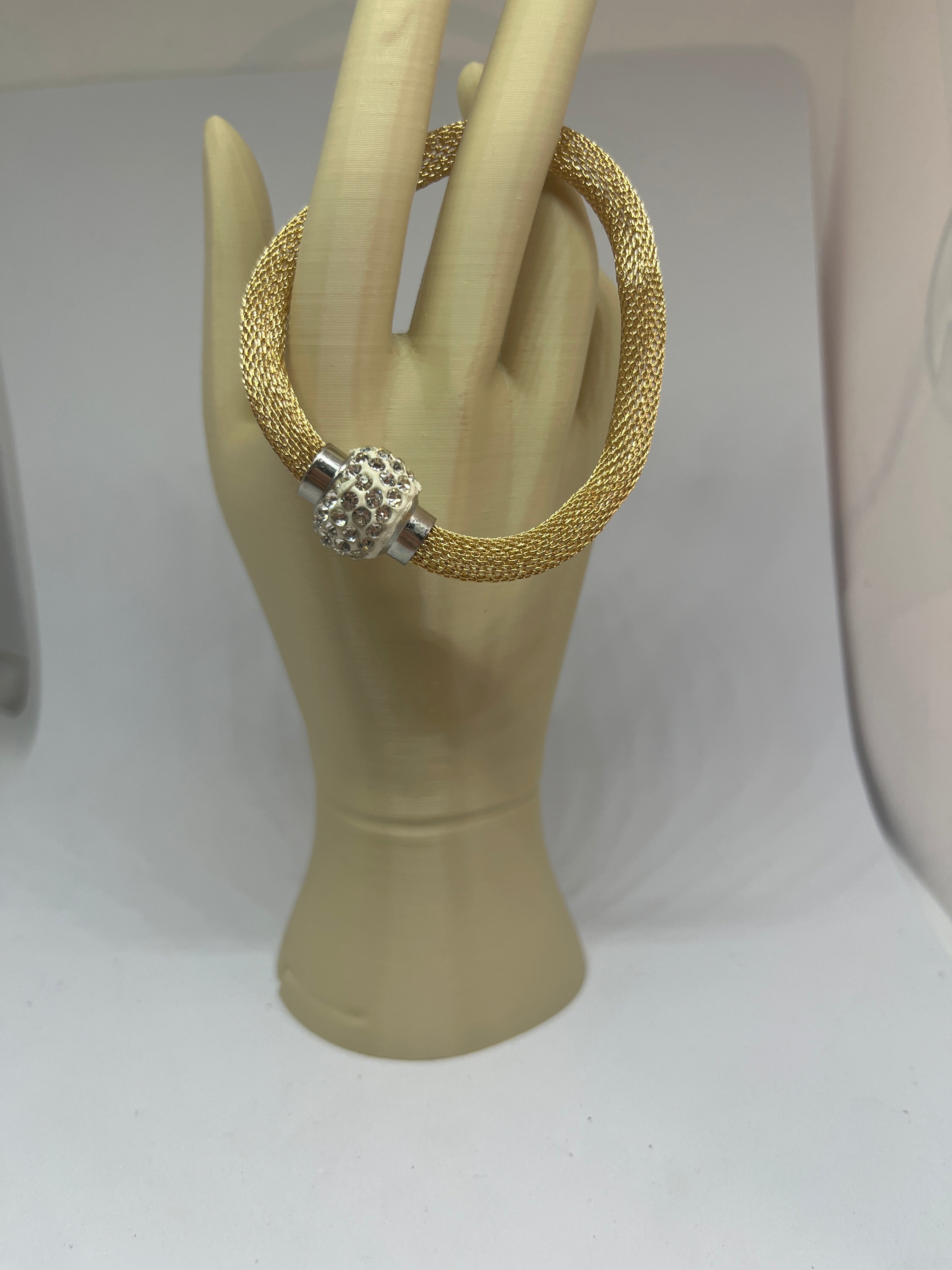 Pulsera serpiente dorada
