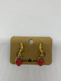 Pendientes de fresa