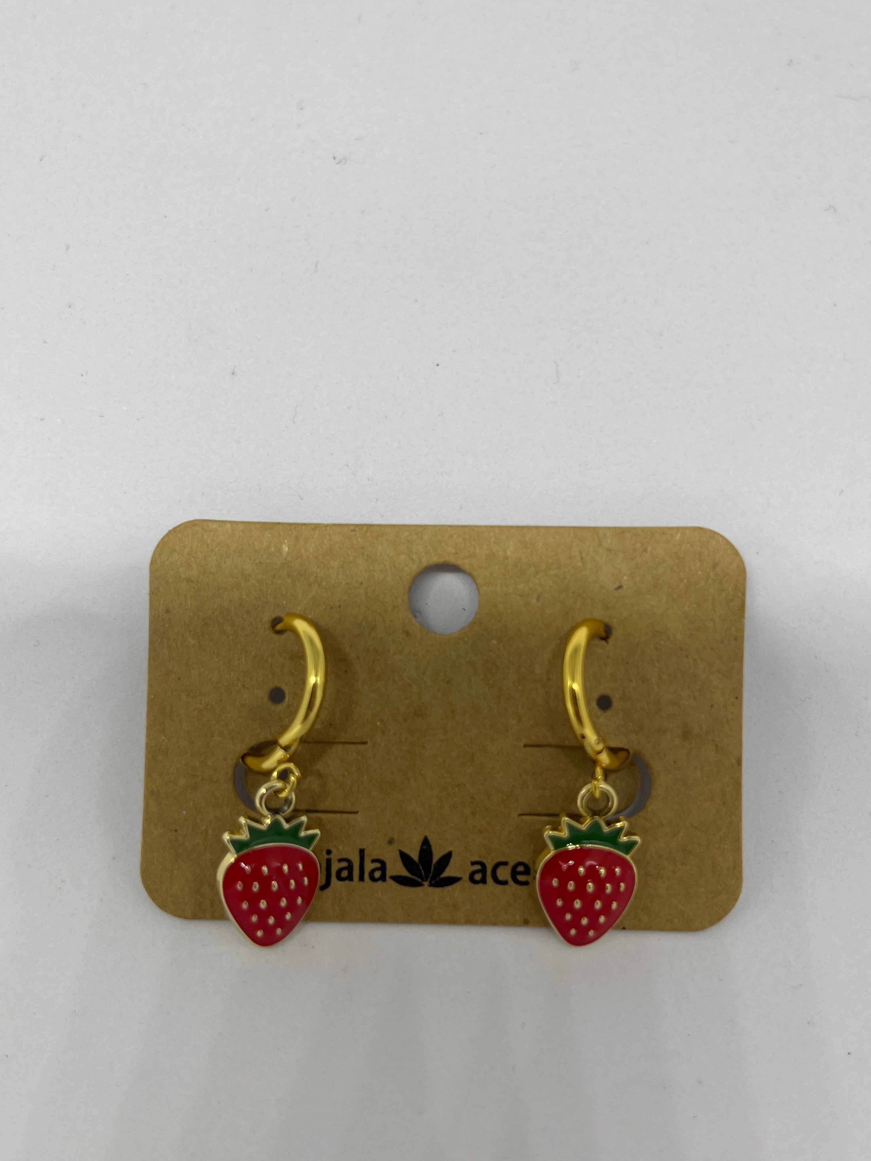 Pendientes de fresa