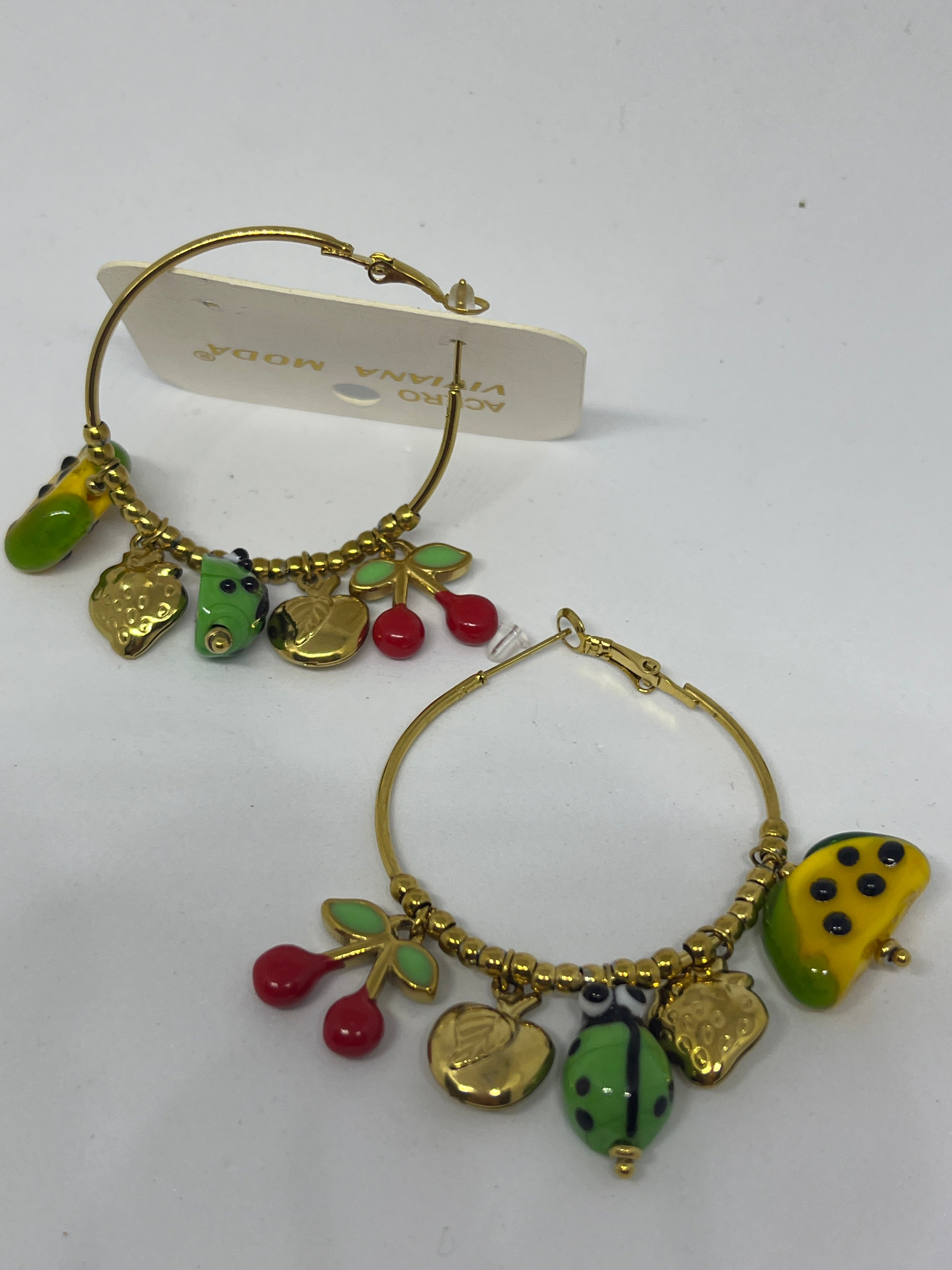 Pendientes aro pitaya