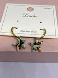 Pendientes estrella de mar 2