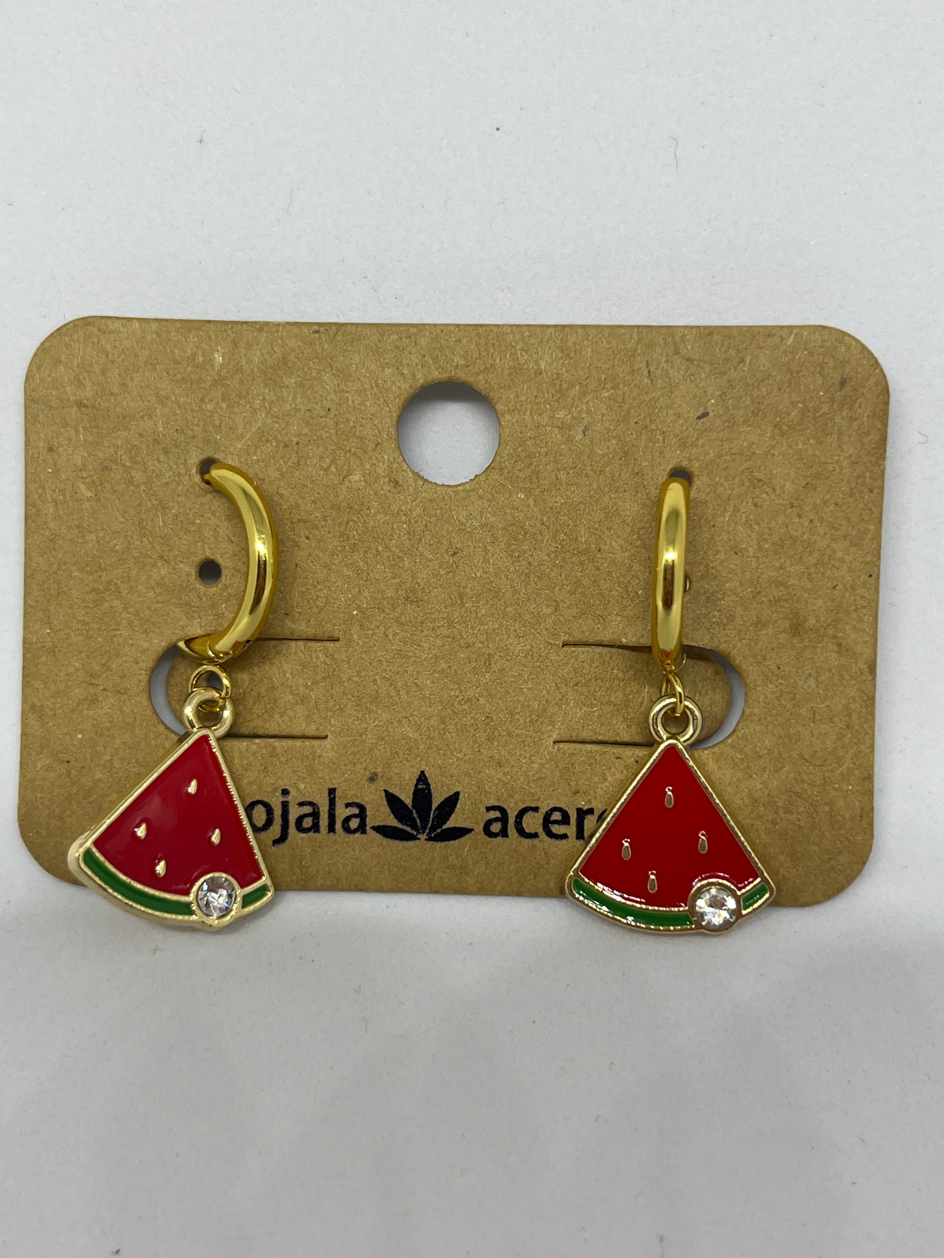 Pendientes sandía