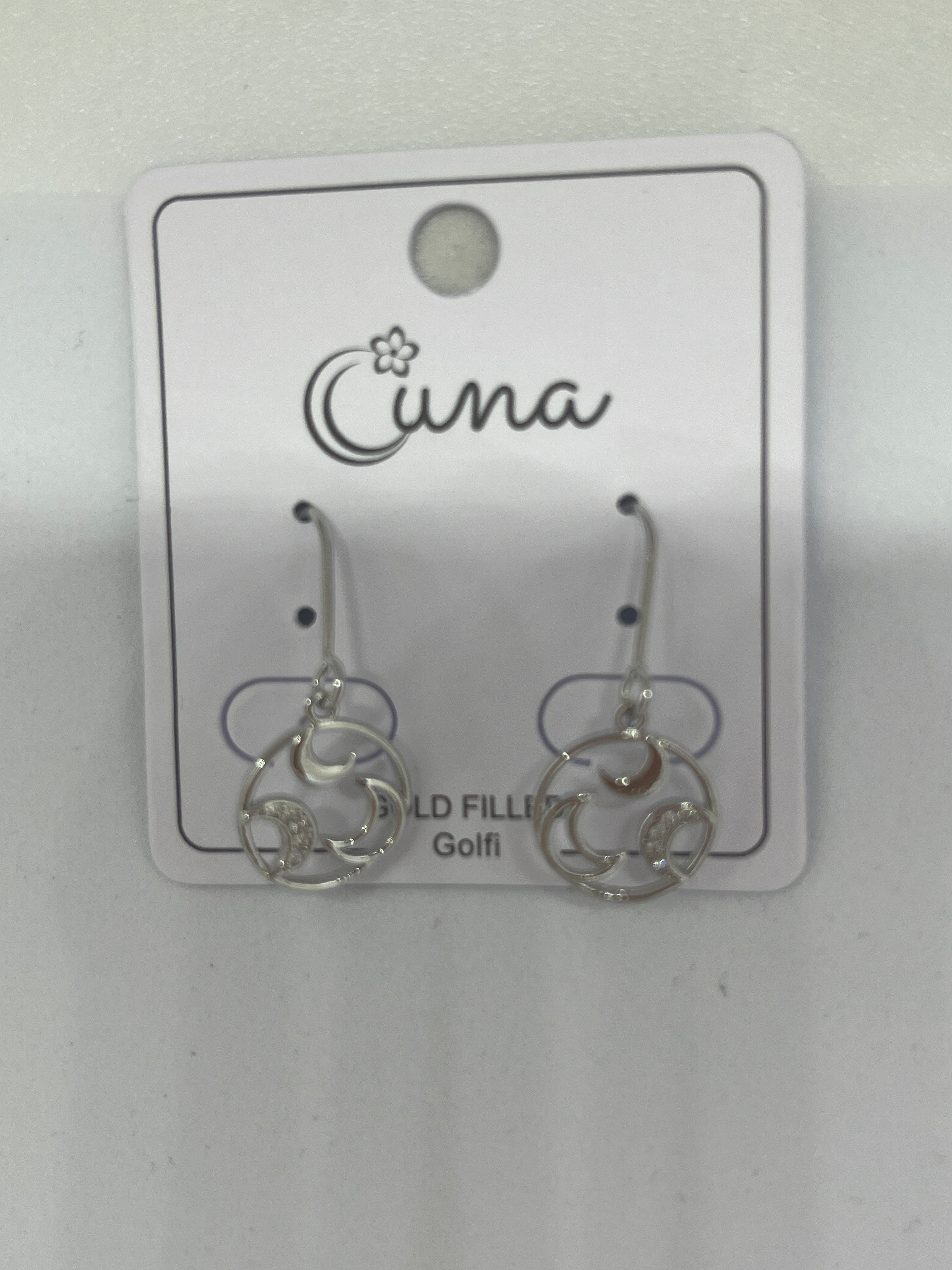 Pendientes tres lunas