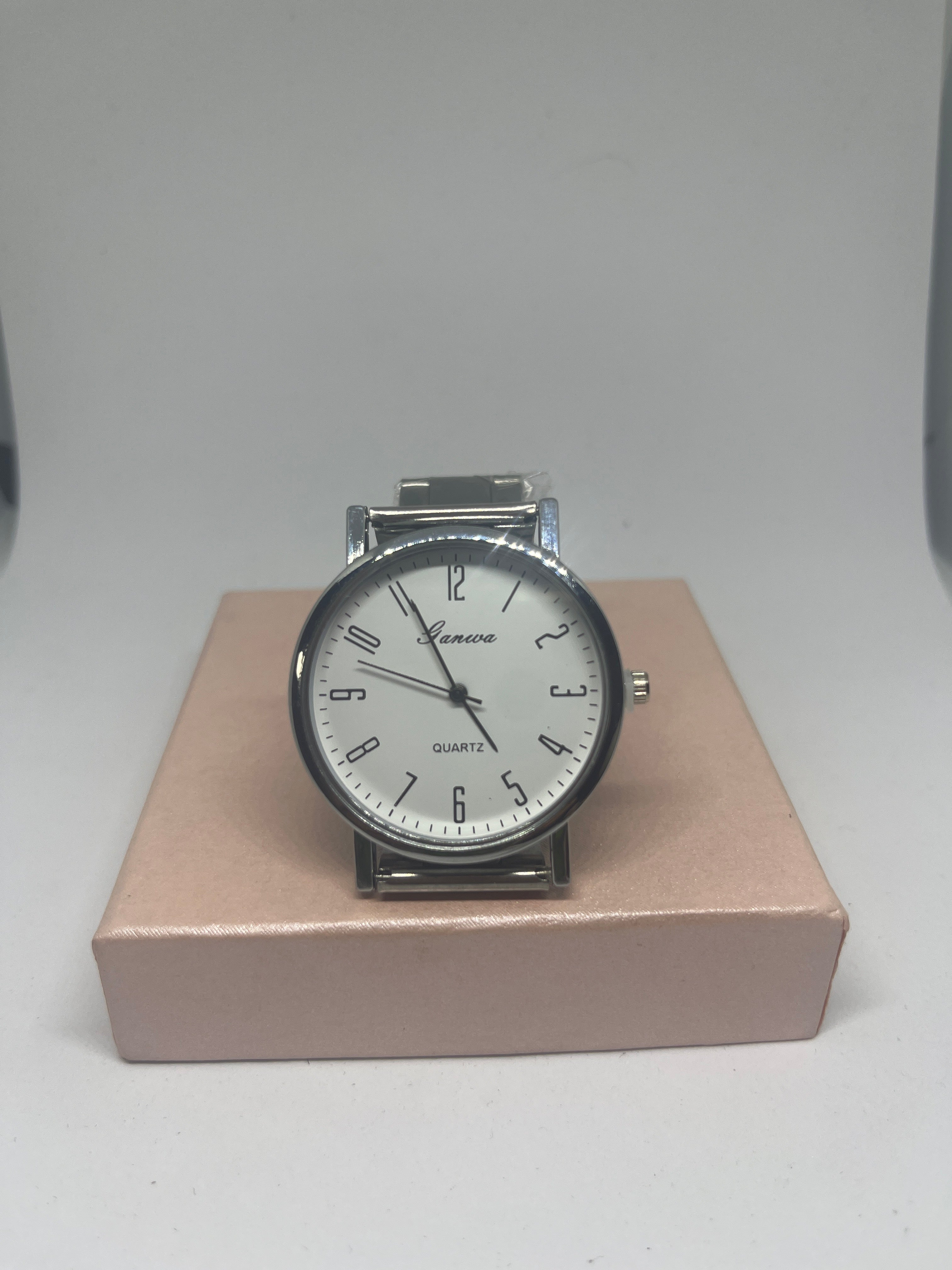 Reloj esfera blanca
