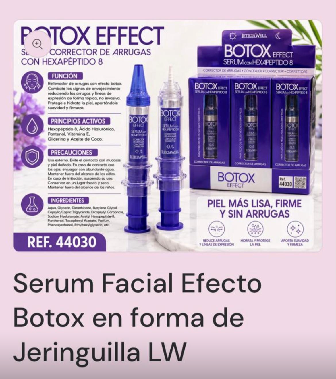 Botox sérum
