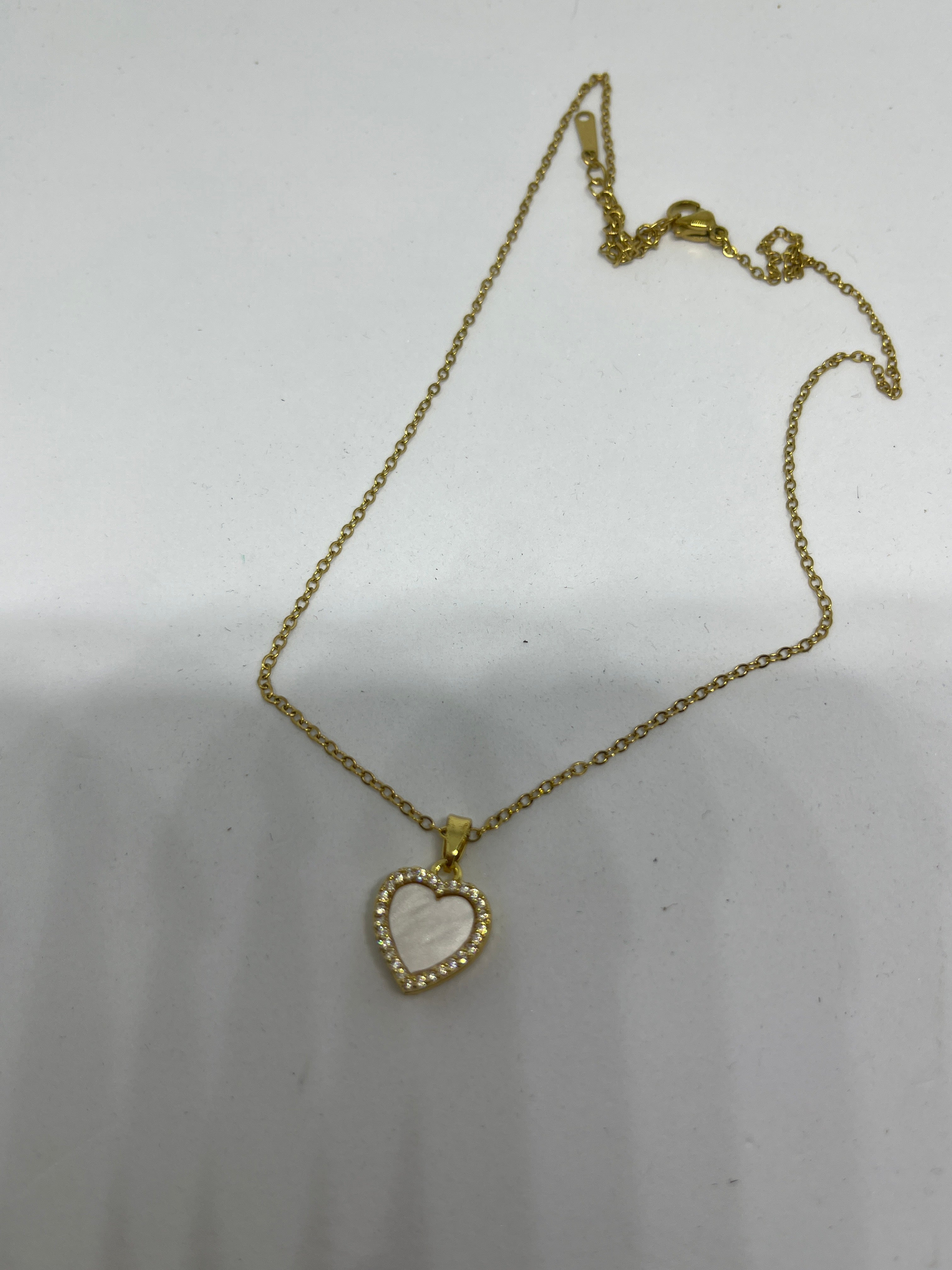 Colgante corazón nácar