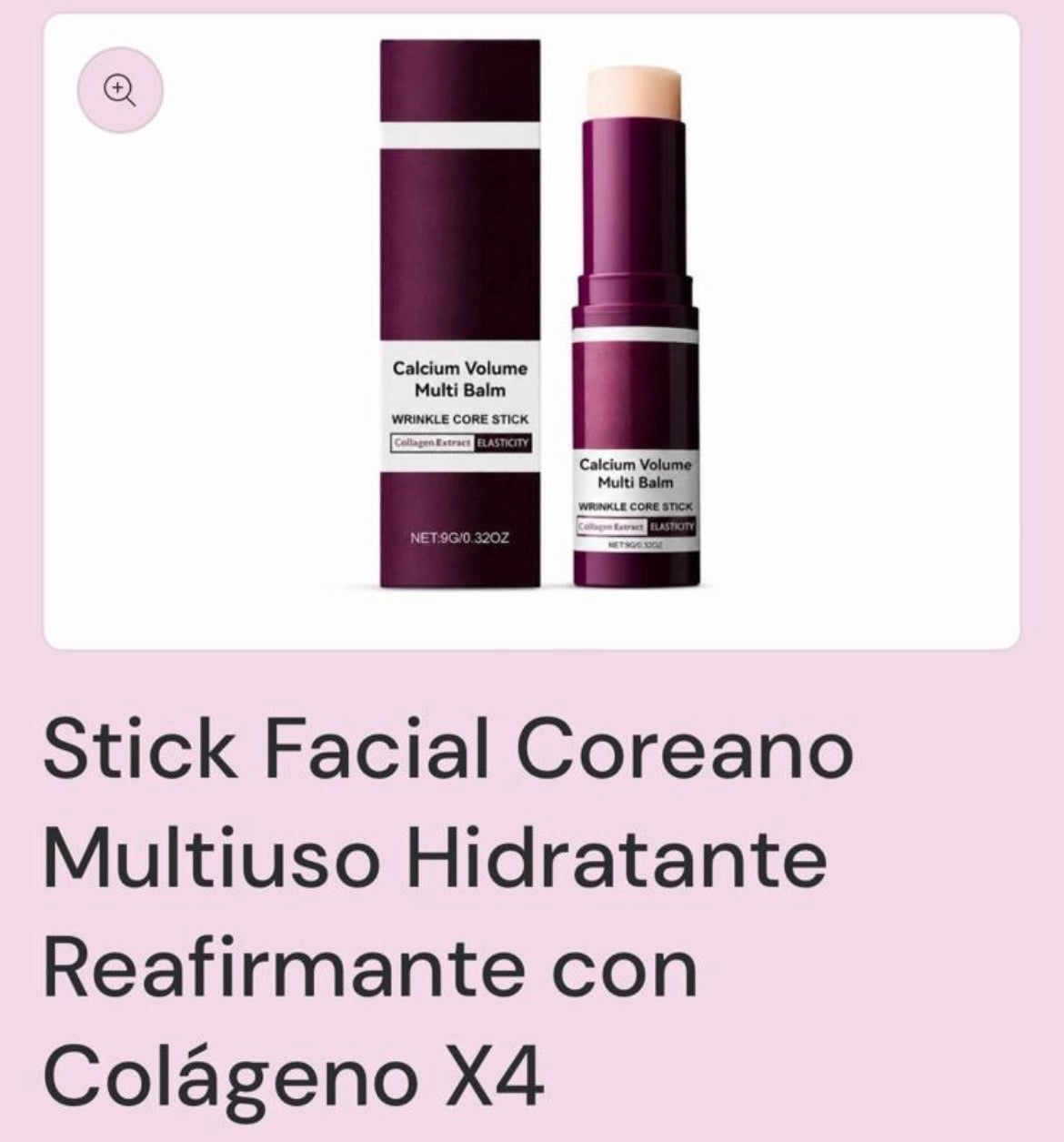 Hidratante coreano en stick